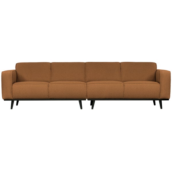 Afbeelding van STATEMENT 4-ZITS BANK 280 CM BOUCLÉ BOTERGEEL