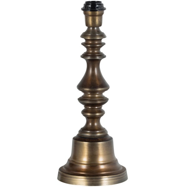 Image of OHM TABLE LAMP BASE ANTIQUE BRASS