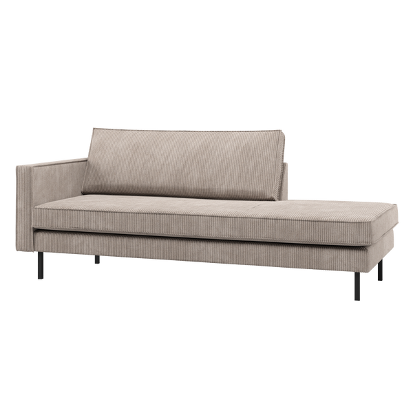 Image of RODEO DAYBED LEFT RIB FABRIC DARK SAND