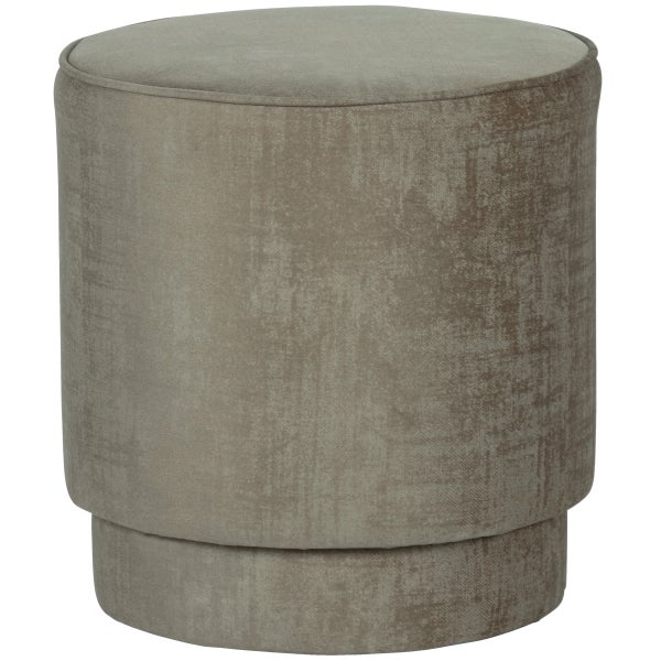 Image of PEARL POUF CLOUDED VELVET CHAMPAGNE