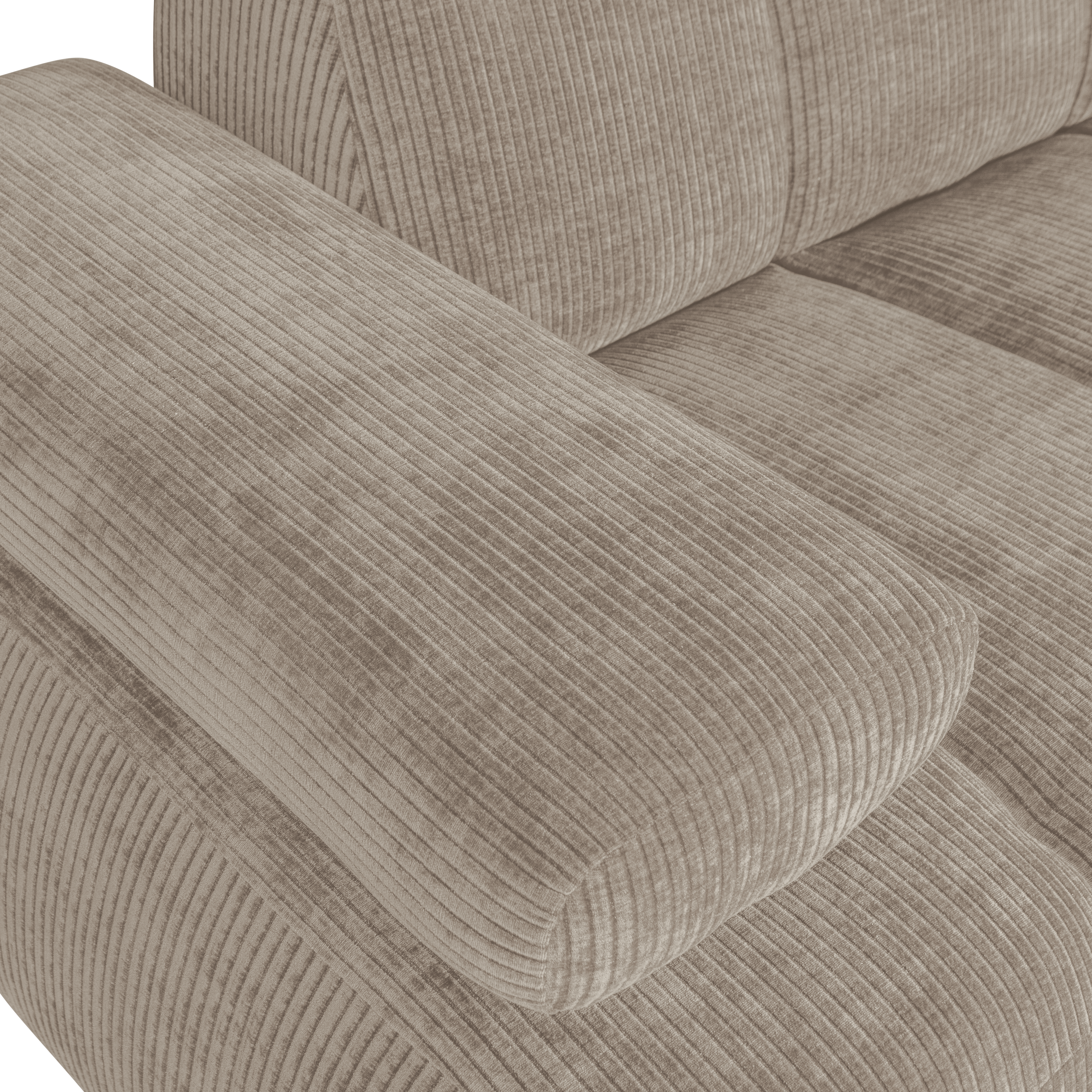 377454-D-01_VS_WE_Mojo_1_5_zits_met_arm_links_geweven_ribstof_donker_zand_detail.png?auto=webp&format=png&width=1500&height=1500