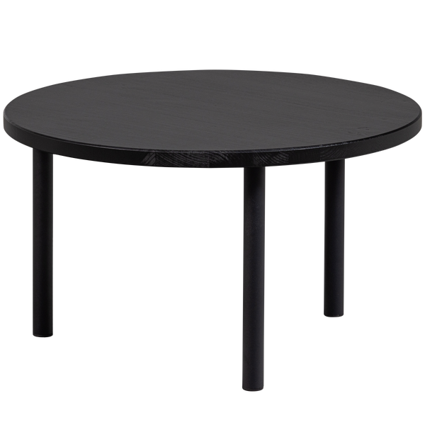 Image of LAUT COFFEE TABLE PINE ROUND Ø60CM DEEP BLACK [fsc]