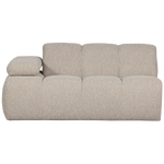 Élément 1.5 places avec accoudoir à gauche