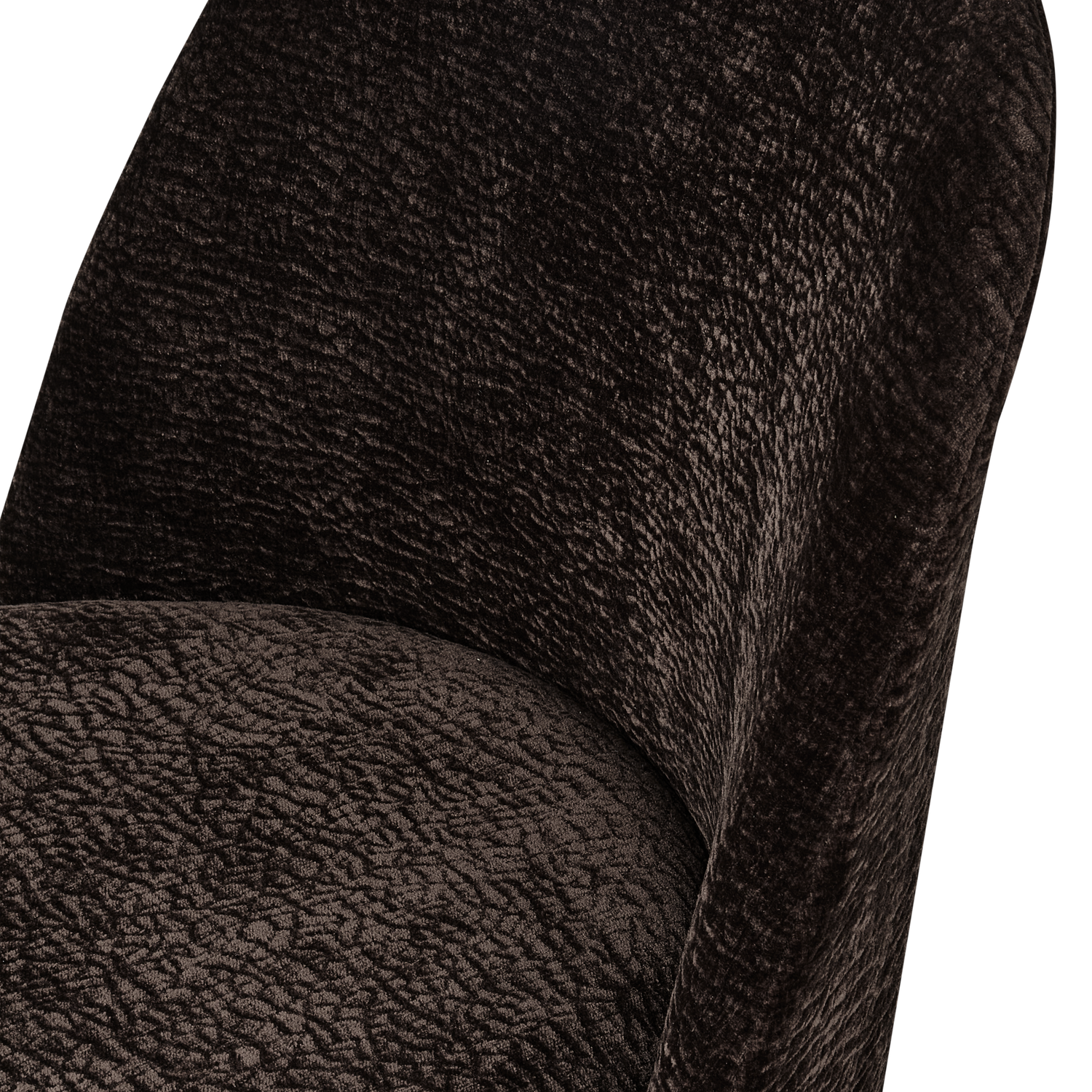 800816-DBC-01_VS_BP_Vogue_eetkamerstoel_3D_chenille_donker_bruin_chrome_poot_detail.png?auto=webp&format=png&width=1500&height=1500