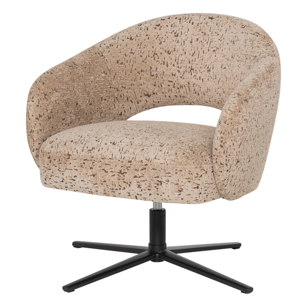 Afbeelding van PICO DRAAIFAUTEUIL VELVET STRUCTUUR ZAND [fsc]