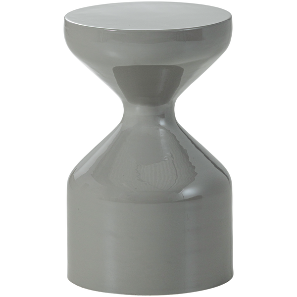Image of FLOYD SIDE TABLE METAL LIGHT GREY