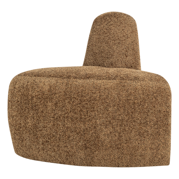 Image of MOJO BASE DINING BENCH CORNER ROUND WOOLLY H.YELLOW [fsc]