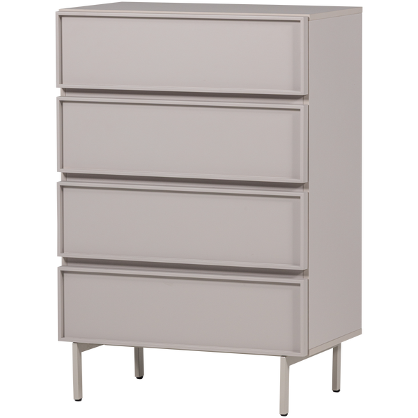 Image of TOURS DRESSER 4 DRAWERS MELAMINE/MDF SAND