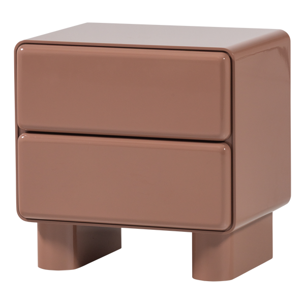 Bild von LUSTRA KOMMODE/NACHTTISCH HOLZ GLANZ ALTROSA [fsc]