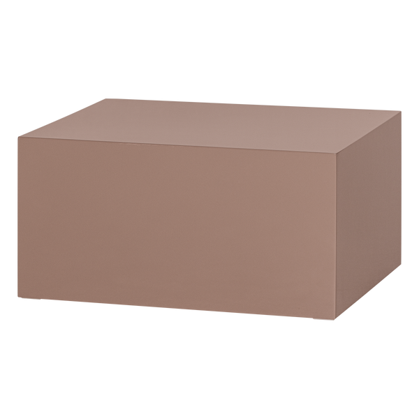 Image de SAVO TABLE BASSE EN MDF HAUT BRILLANT VIEUX ROSE [fsc]