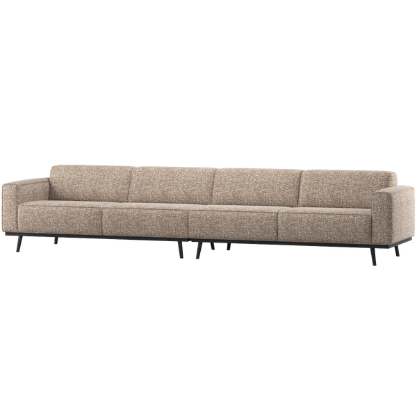 Image of STATEMENT 4-SEATER SOFA XL 372 CM LIGHT BROWN MELANGE