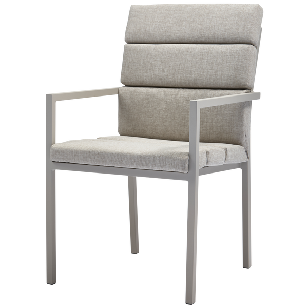 Image of NORTH DINING CHAIR ALUMINUM SAND