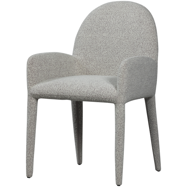Image of ELEGANCE DINING CHAIR WITH ARMREST GREIGE