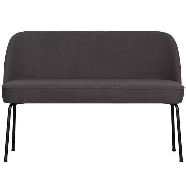 Image of VOGUE DINING BENCH WOVEN FABRIC DARK GREY