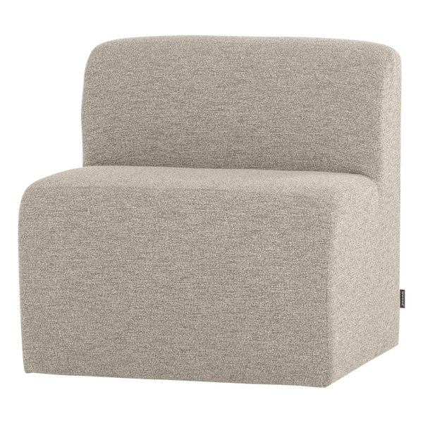 Image of MOJO BASE DINING BENCH 84 CM WITH BACK BOUCLÉ BEIGE [fsc]