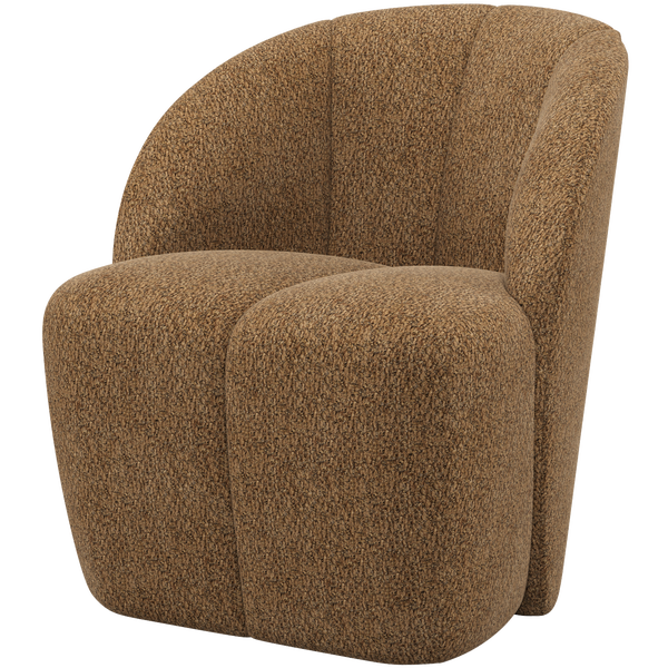 Image of MOJO SWIVEL ARMCHAIR WOOLLY HONEY YELLOW