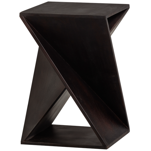 Image of IKEM SIDE TABLE ACACIA WOOD DARK BROWN