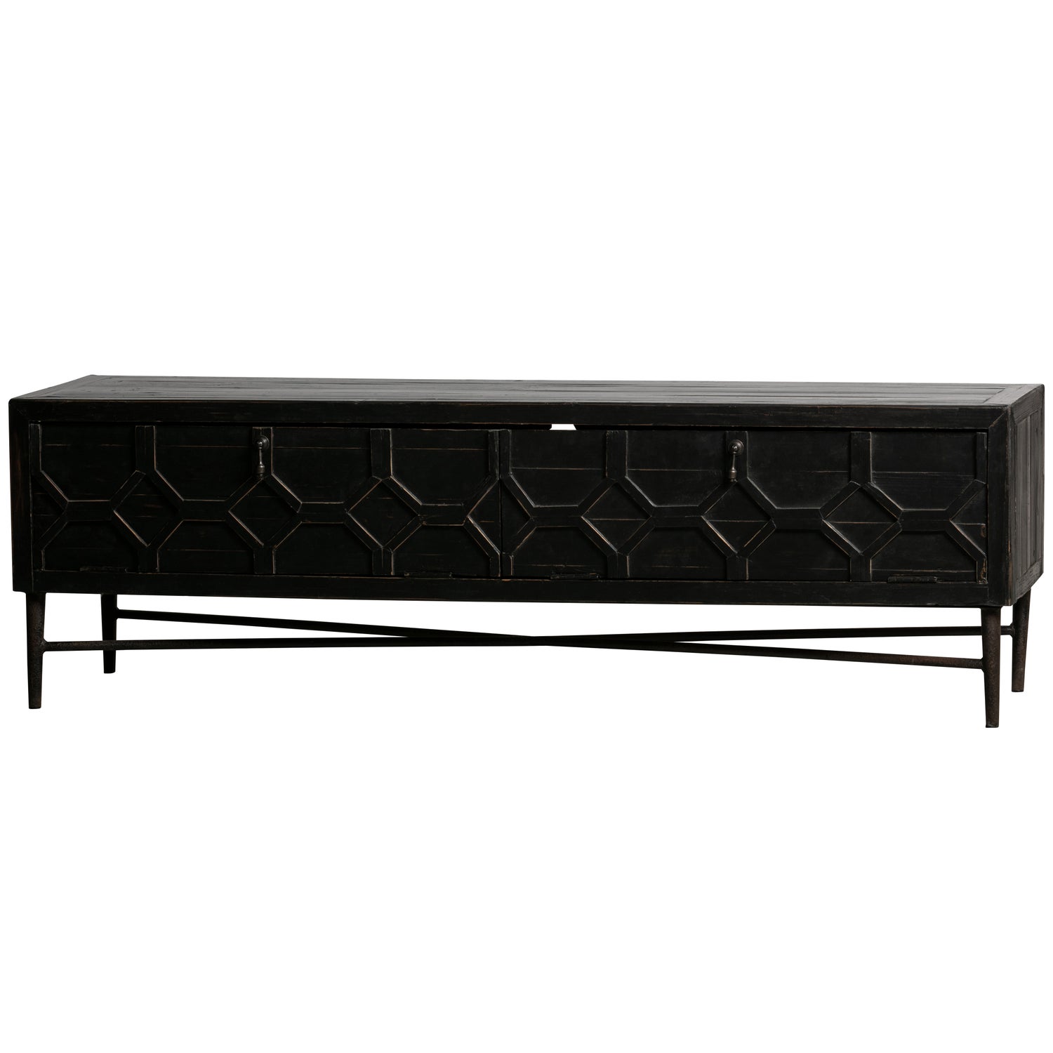 De Eekhoorn | BEQUEST TV UNIT WOOD BLACK 160 CM - WOOOD - BEQUEST