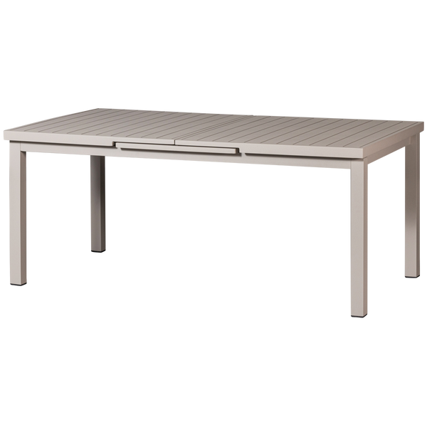 Image of MOBILE EXTENDABLE TABLE ALUMINIUM SAND 240x100/180x100CM