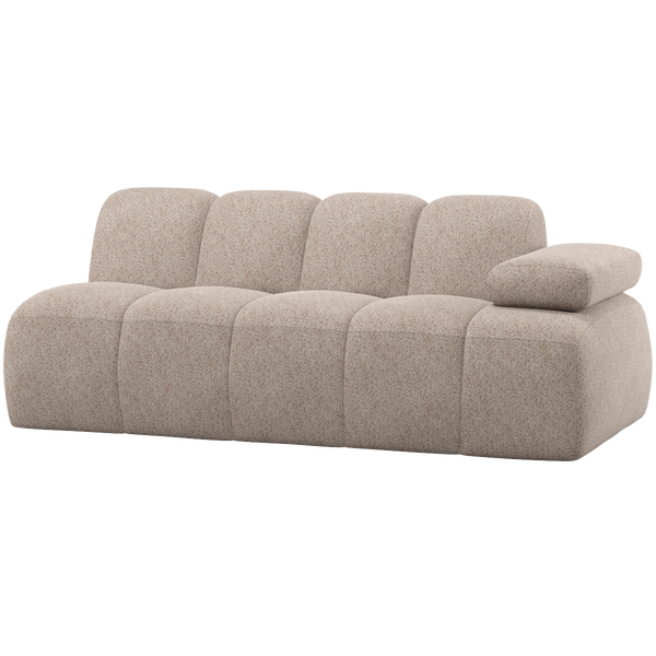 Image of MOJO 2-SEATER ELEMENT ARM RIGHT WOOLLY DARK SAND