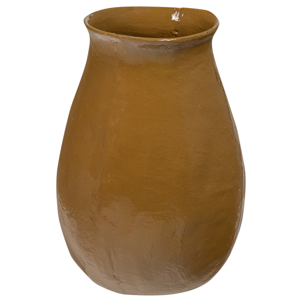 Image de CIRA VASE MÉTAL JAUNE MIEL