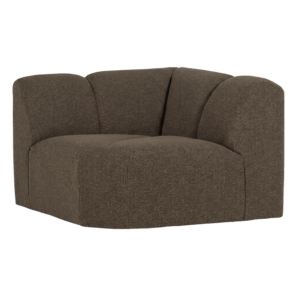 Image of MOJO CORNER ELEMENT STRAIGHT BOUCLÉ BROWN MELANGE [fsc]