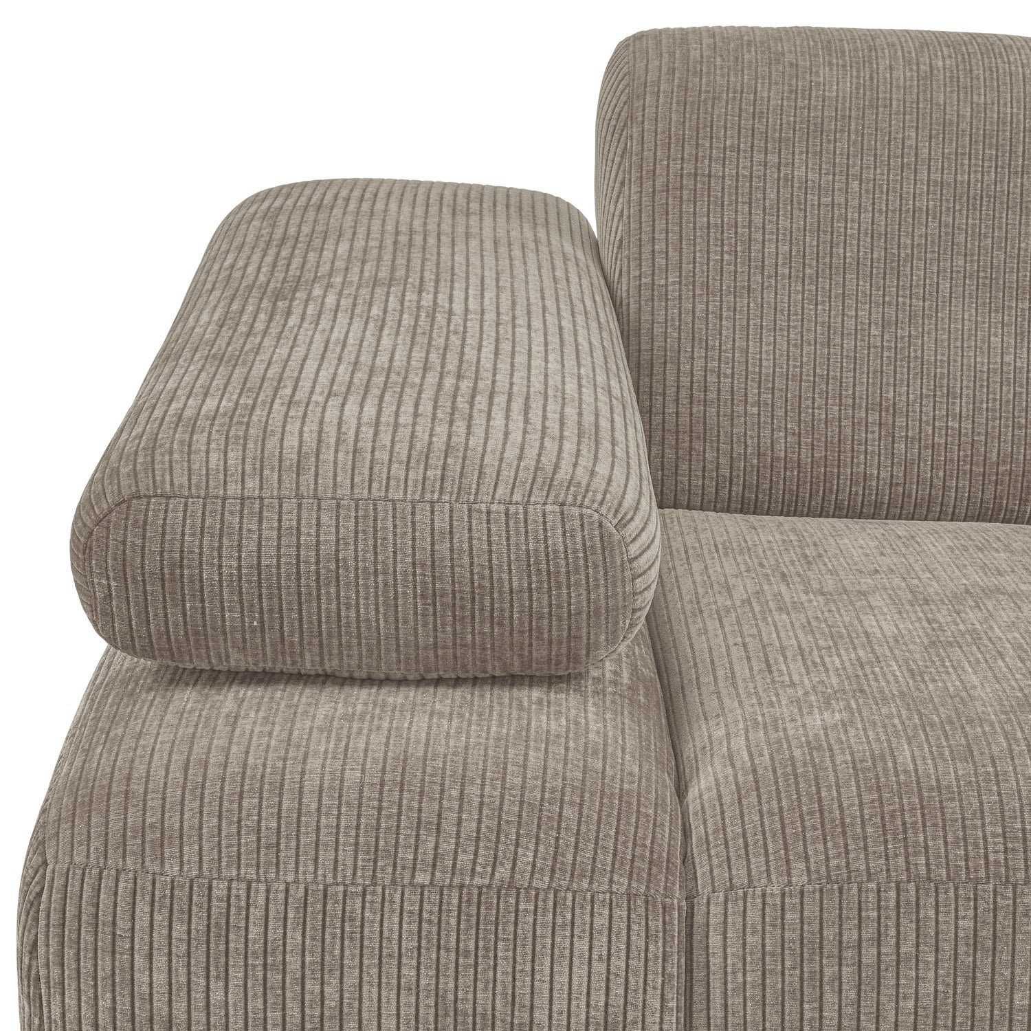 377452-D-01_VS_WE_Mojo_1_zits_met_arm_links_geweven_ribstof_donker_zand_detail.png?auto=webp&format=png&width=1500&height=1500