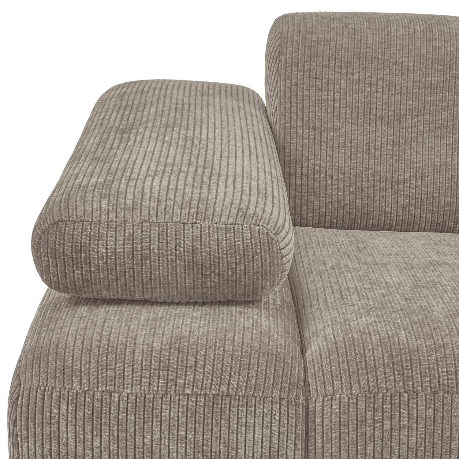 377452-D-01_VS_WE_Mojo_1_zits_met_arm_links_geweven_ribstof_donker_zand_detail.png?auto=webp&format=png&width=1500&height=1500