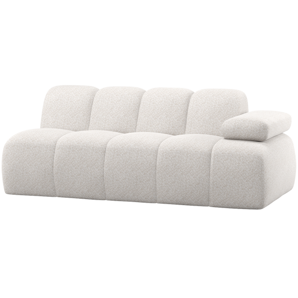 Image of MOJO 2-SEATER ELEMENT ARM RIGHT WOOLLY ECRU