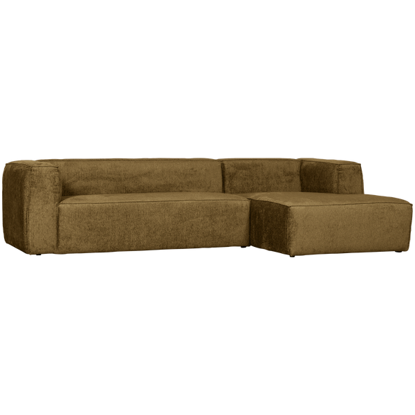 Image of BEAN CORNER SOFA RIGHT STRUCTURE VELVET SPICES