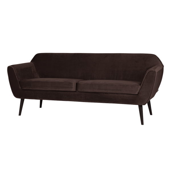 Image of ROCCO SOFA 187 CM VELVET DARK BROWN [fsc]