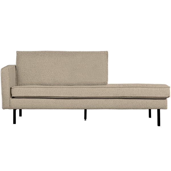 Image of RODEO DAYBED LEFT BOUCLÉ BEIGE