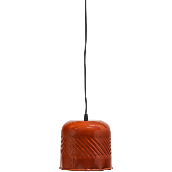 Image of ARLESO HANGING LAMP METAL ORANGE/BROWN