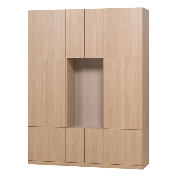 Image of BUILD WALL CABINET COMBINATION 162CM OAK DECOR NATURAL [fsc]