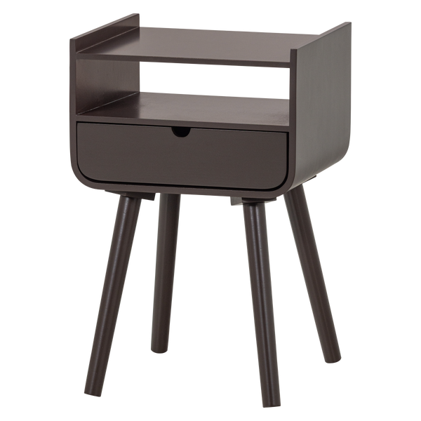 Image de NILS TABLE DE CHEVET/TABLE D'APPOINT BOIS BRUN FONCÉ [fsc]