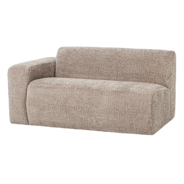 Afbeelding van MOJO BASE 1,5-ZITS ELEMENT ARM LINKS WOLLIG DONKERZAND [fsc]