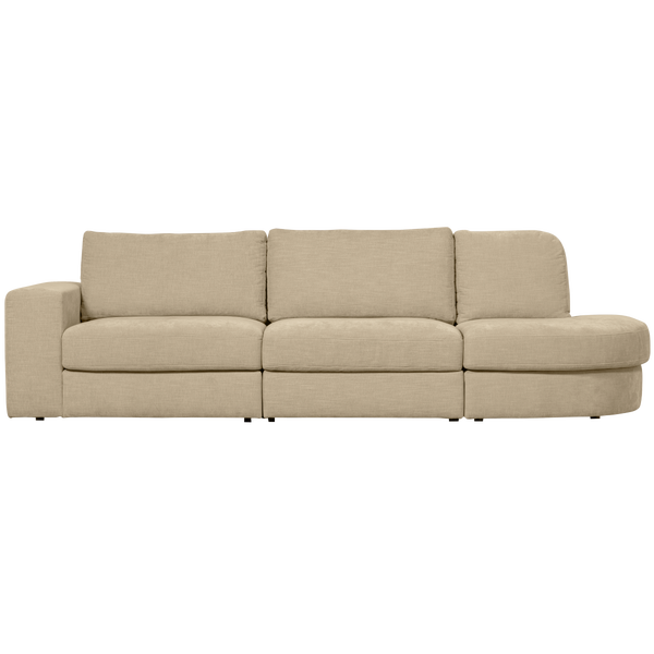 Image of FAMILY 2,5-SEATER SOFA ROUNDED RIGHT SAND