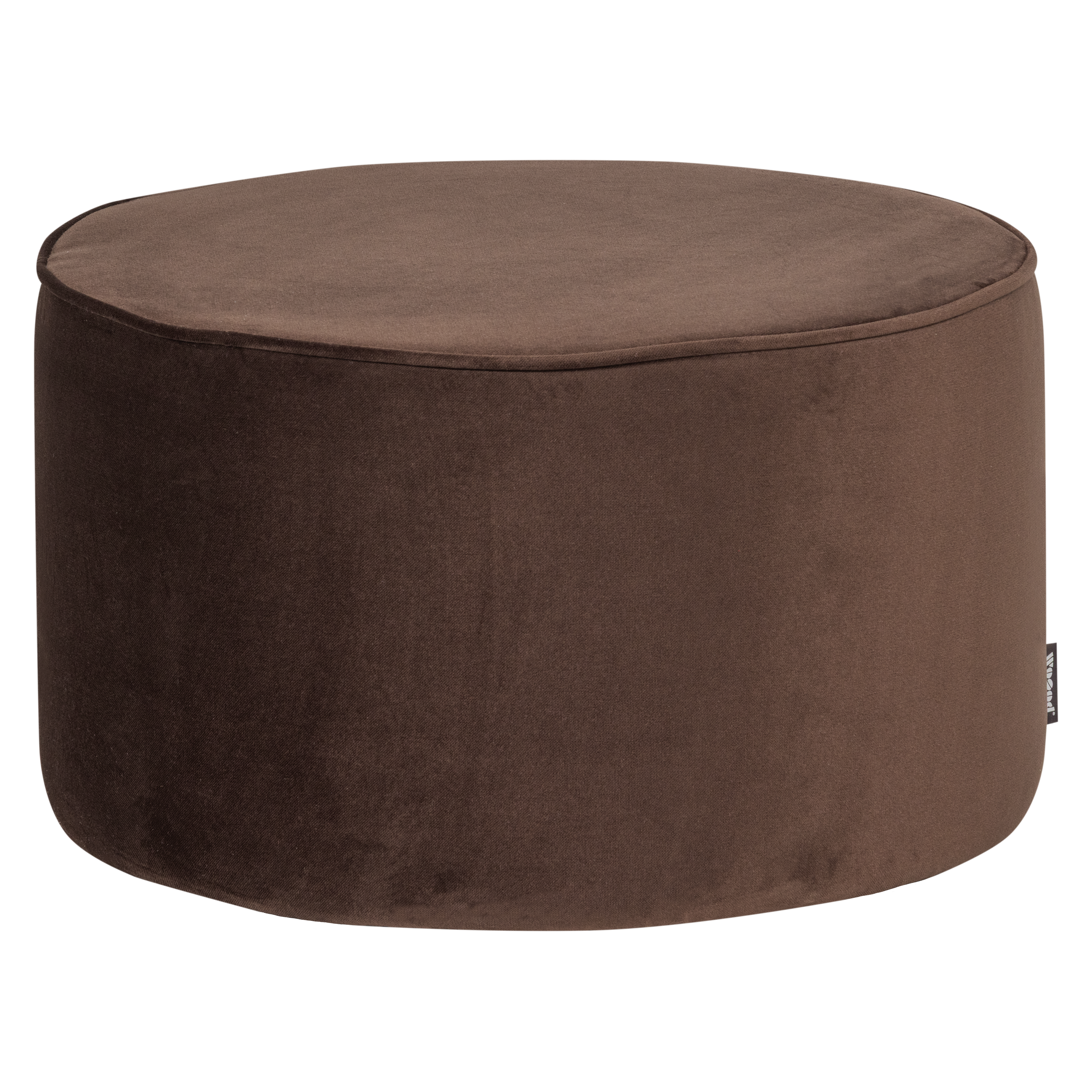 350410-DB_01_VS_Sara_poef_laag_velvet_donkerbruin_F1.png?auto=webp&format=png&width=1500&height=1500