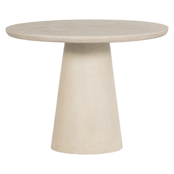 Image of KEVON GARDEN TABLE ROUND Ø100 CM REINFORCED CONCRETE NATURAL