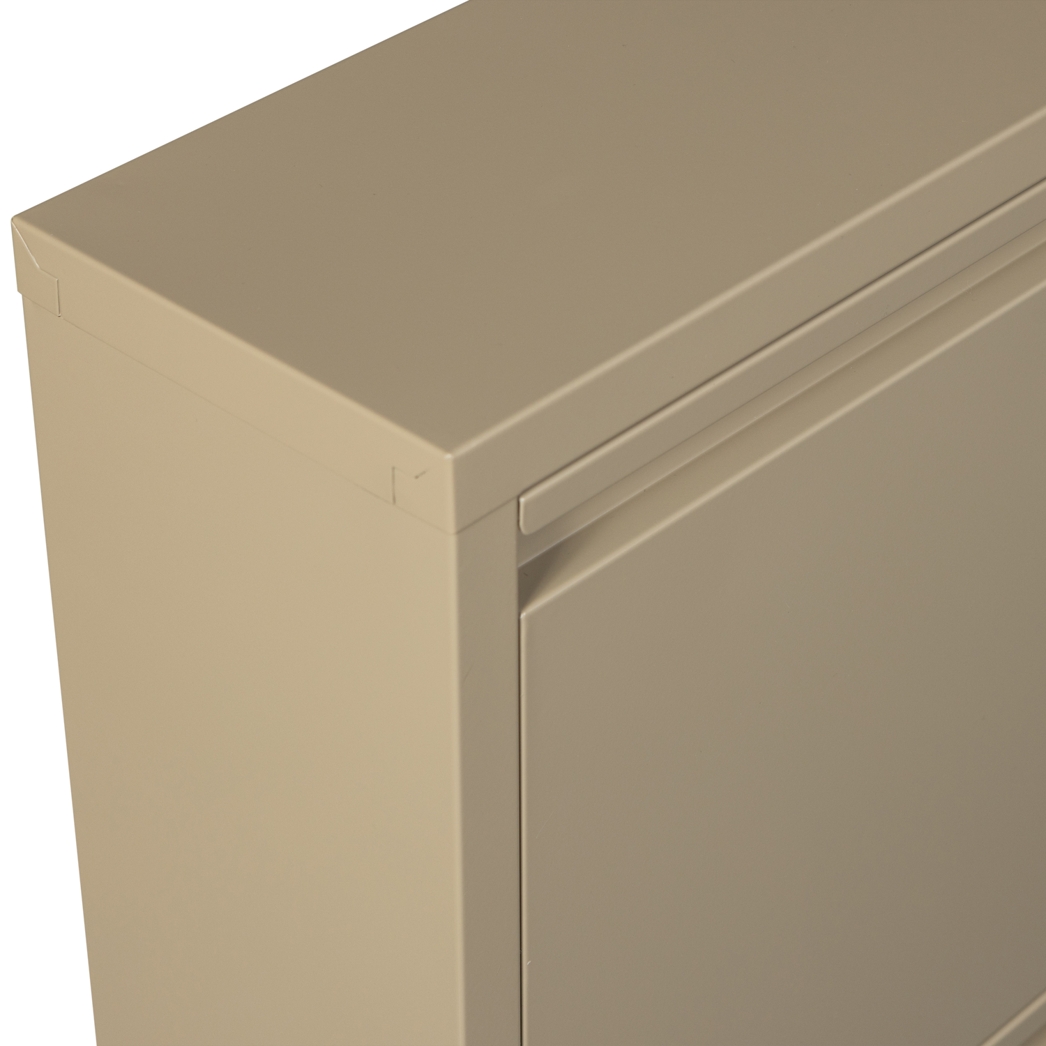 374062-S-01_VS_FA_Sabine_3_vaks_schoenenkast_metaal_zand_detail.png?auto=webp&format=png&width=1500&height=1500