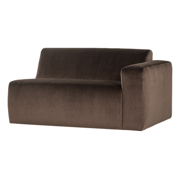 Afbeelding van MOJO BASE 1,5-ZITS ELEMENT ARM RECHTS VELVET BRUIN [fsc]