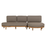 ZINTO DE JARDIN ENSEMBLE DE DROITE ACACIA SABLE [fsc]