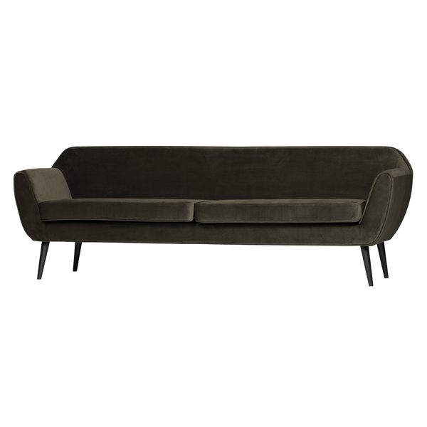 Afbeelding van ROCCO XL BANK 230 CM VELVET WARMGROEN