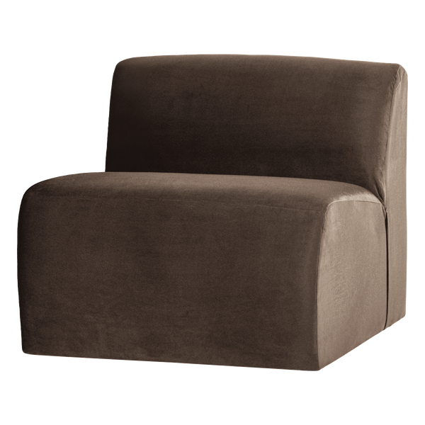 Afbeelding van MOJO BASE 1-ZITS ELEMENT VELVET BRUIN [fsc]