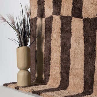Image of MOSI VASE/PLANT POT FIBER CLAY BEIGE 75xØ25CM