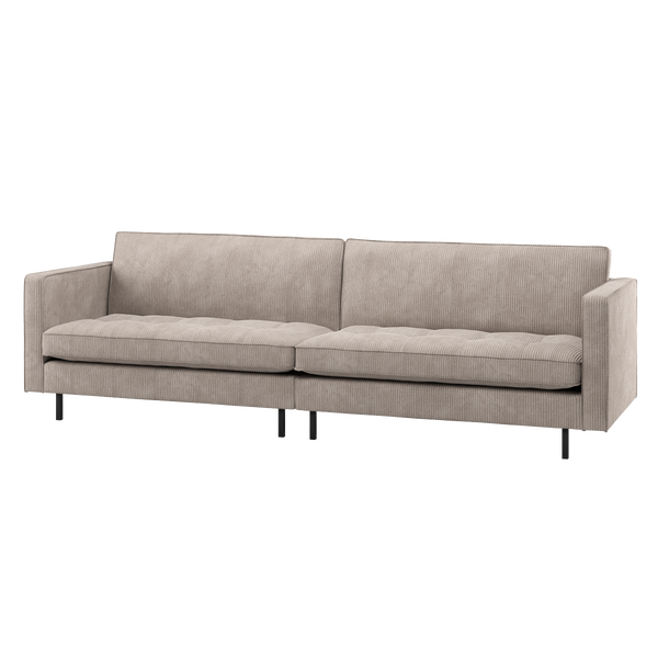 Image of RODEO CLASSIC 3-SEATER SOFA RIB FABRIC DARK SAND