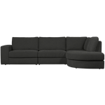 Canapé d'angle arrondie à droite