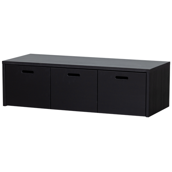 Image of SILKE BUNKBENCH PINE DEEP BLACK [fsc]