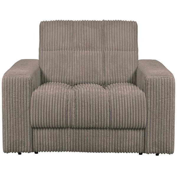Image of SECOND DATE ARMCHAIR RIBCORD MUD