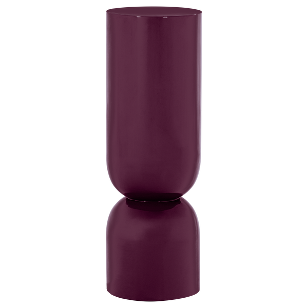 Image de TOVAL PORTE-PLANTE/POT MÉTAL HAUT BRILLANT VIOLET FONCÉ